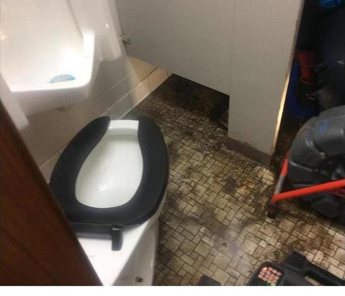 bathroom toilet area